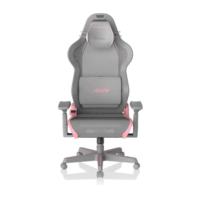 DXRacer Air 3 Series Timeless Gaming Chair, Ultra-breathable Mesh, Magnetic Lumbar Support, 3D Armrests, 135° Adjustable Back Angle, 2'' Caster Wheels, Rose | AIR-R3S-GP.G-E2